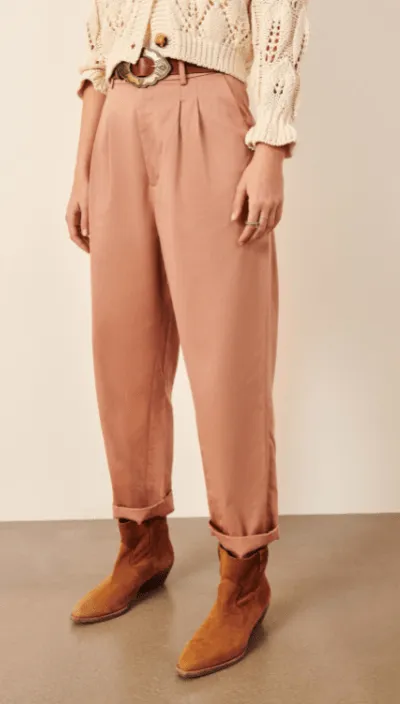 ba&sh Maiwen Pant in Blush