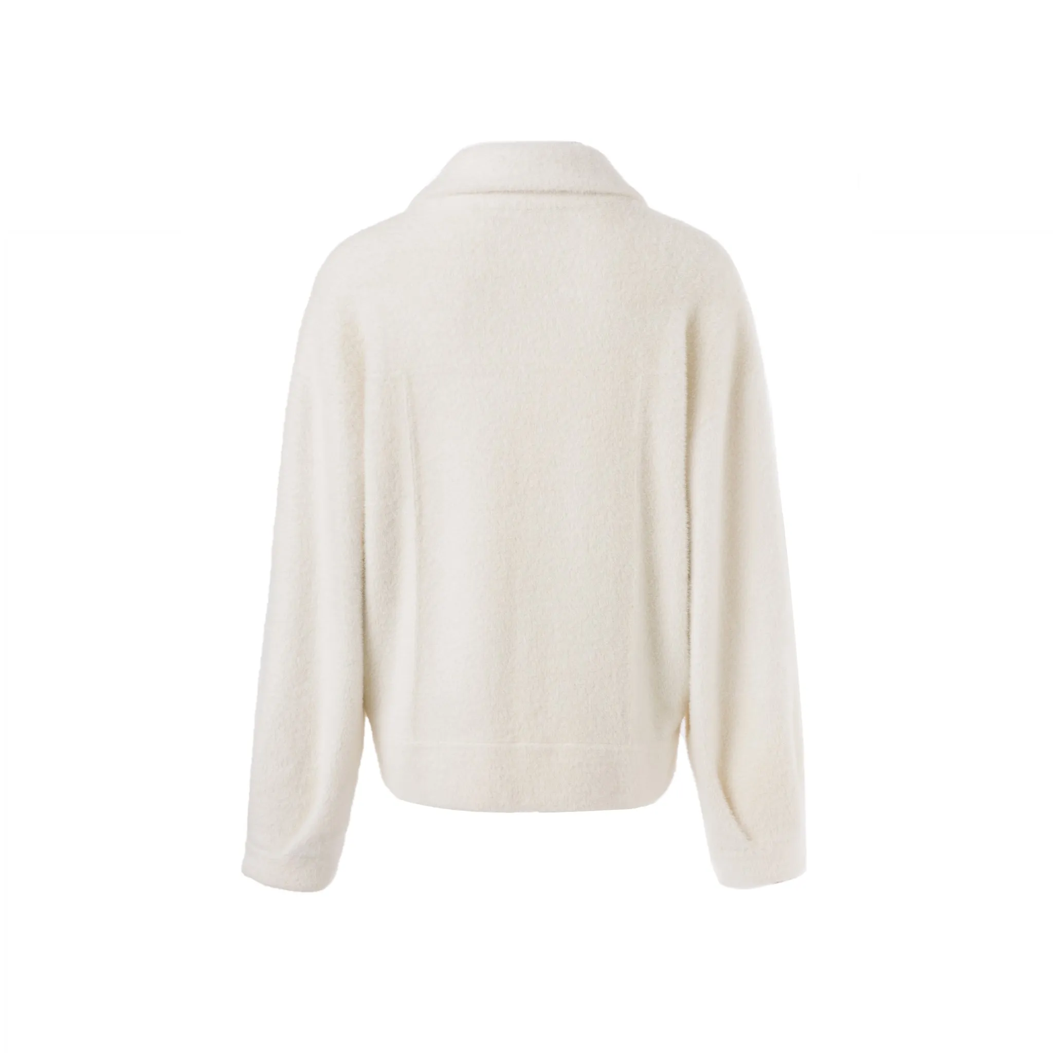 Beige Knitted Jacket