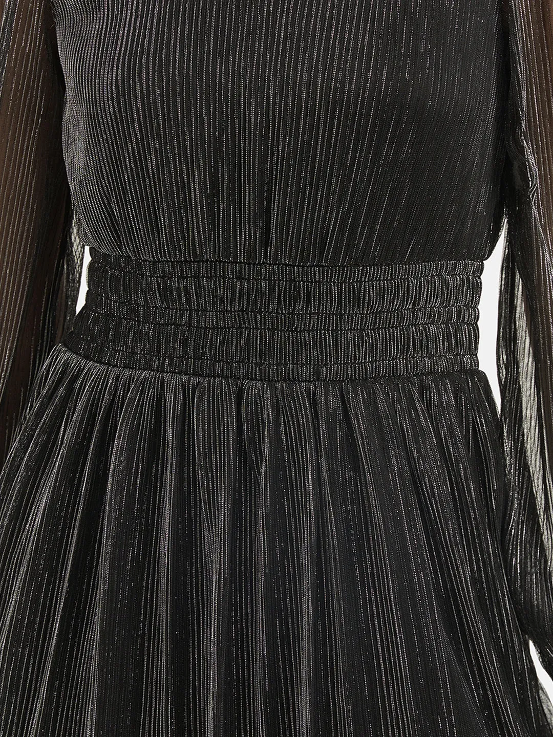 V-Neck Mini Dress